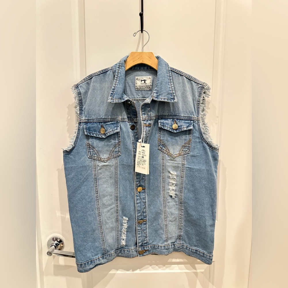 Men’s Denim Vest (Amazon)